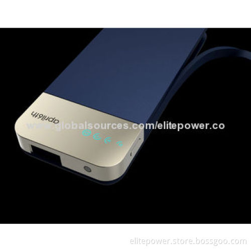 Universal Charger for iPhone 5S, Samsung Galaxy, HTC with Integrate Cable, 3,000mAh Capacity